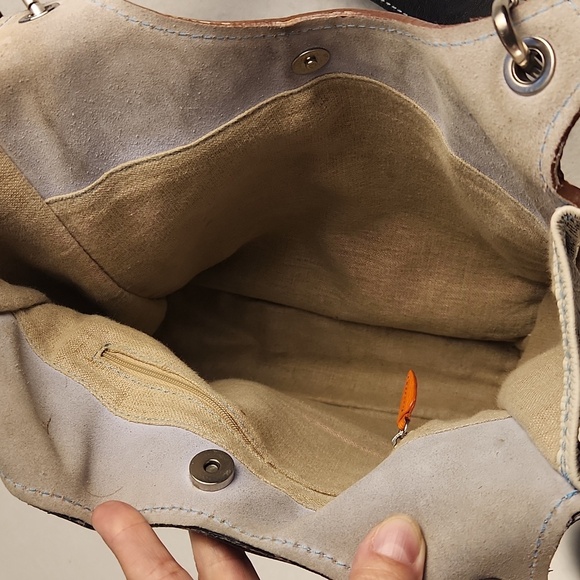 Ransom + Scout Leather Handbag NEWSPAPER - Picture 9 of 10